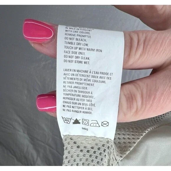 Columbia Womens Rain Coat W/Adjustable Hood Size XL Short Beige/Green - Picture 12 of 14